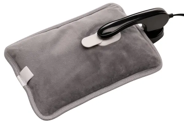 StayWarm Rechargeable Hot Water Bottle, Grey