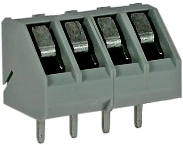 CAMDENBOSS PCB端子，45度低剖面，5mm，4路