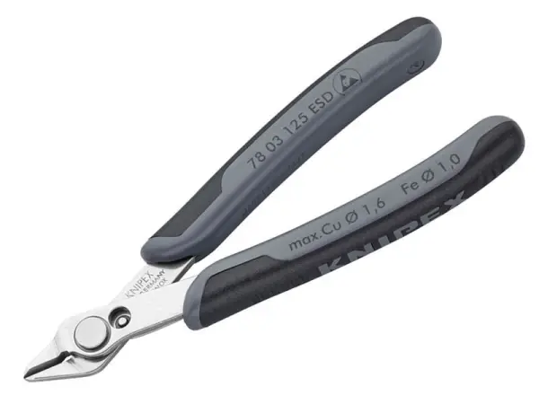 Knipex ESD 전자용 초정밀 와이어 커터 125mm