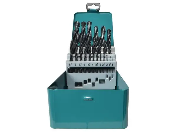 Makita Jogo de Brocas HSS D-54097, 25 Peças, DIN 338