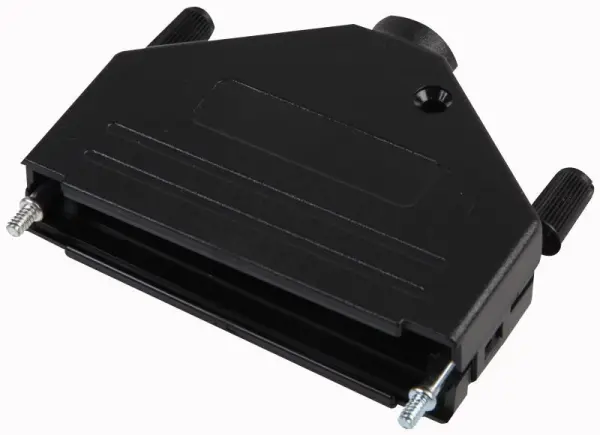 OSSI 37-Way D-Sub Hood, Plastic, Top Entry