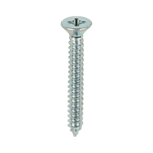 Timco ברגי הקשה שקועים, PZ, ציפוי אבץ, 10 x 1.5, חבילת 100