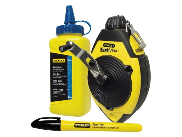 STANLEY FatMax Chalk Line Set with 30m Line & Accessories