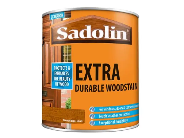 Sadolin Extra Durable Woodstain, Heritage Oak, 1L