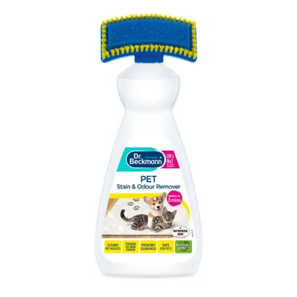 Dr Beckmann Pet Stain & Odour Remover with Brush 650 ml