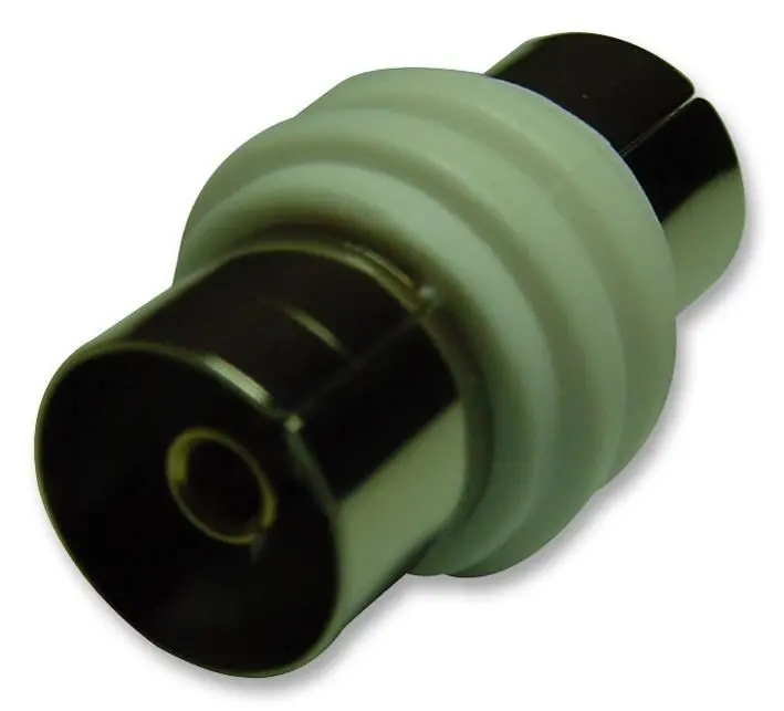 Pro Signal Adaptador Coaxial Fêmea para Fêmea para TV, Pack de 2