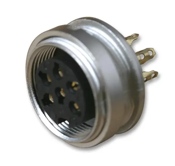 LUMBERG מחבר DIN פאנל SGV 40, 4-מוליכים, חיבורים מצופים כסף