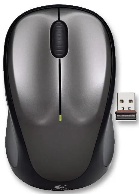Logitech M235 Bezdrátová myš, černá/šedá, 12měsíční výdrž baterie