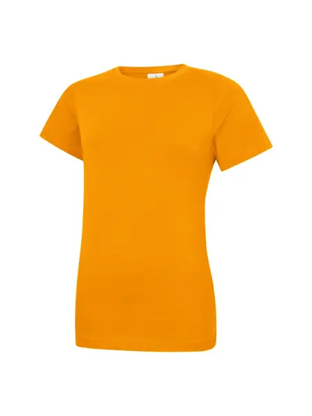 Uneek Unisex Classic Crew Neck T-Shirt - Orange - Size L