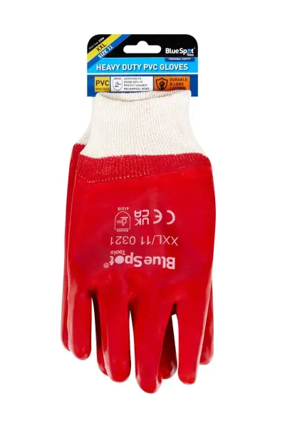 Blue Spot Tools 重型PVC防护手套 XXL