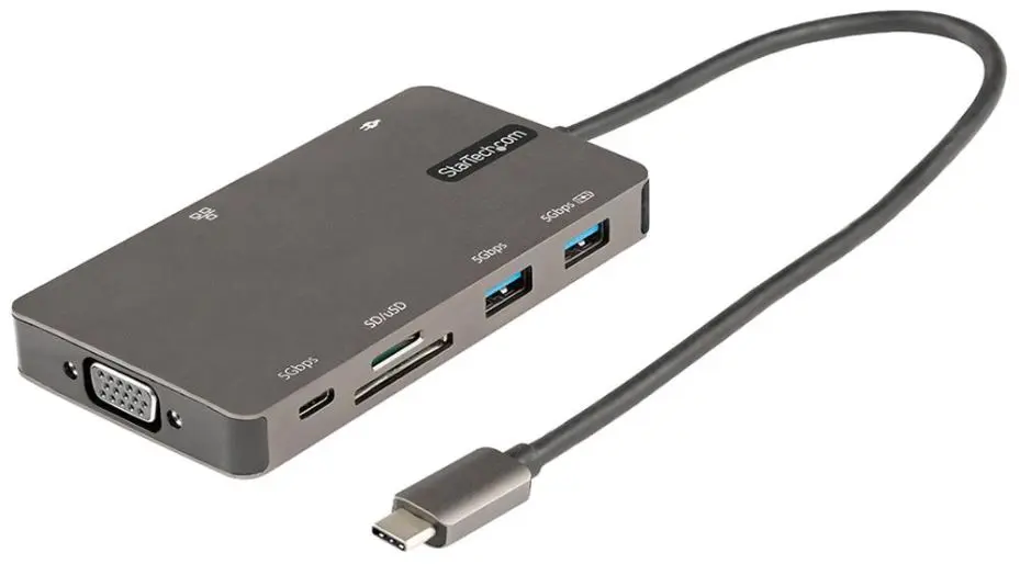 STARTECH USB-C Multiport Travel Adapter with HDMI, VGA & USB 3.0