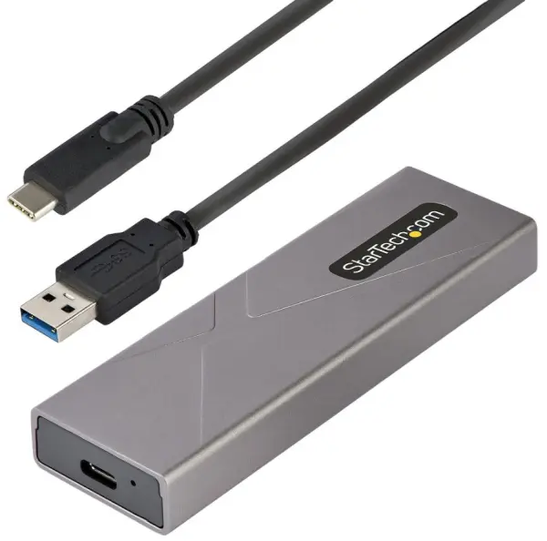 STARTECH USB-C M.2 SATA/NVMe SSD-Gehäuse, USB 3.2 Gen 2 10Gbps