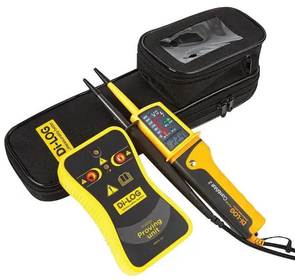 DI-LOG CombiVolt 2 Voltage Indicator & Proving Unit Kit 12-690V AC/DC