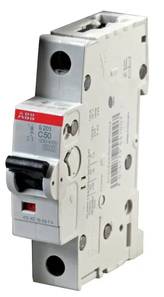 ABB 50A SP Type C MCB, 1P, 277VAC