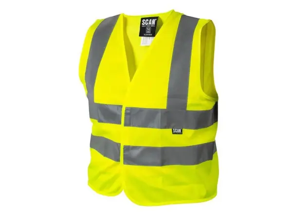 Scan אפוד Hi-Vis צהוב לילדים גילאי 7-9