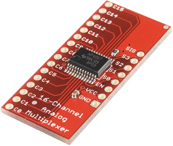 SPARKFUN Scheda Breakout Multiplexer/Demultiplexer CD74HC4067 Analogico/Digit