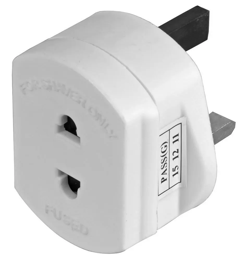 PRO ELEC Scheerapparaatadapter, 1A, Wit, UK Stekker