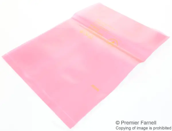MULTICOMP PRO - Pink Anti-Static Heat Seal ESD-Safe Bag, x100 - 102mm x 152mm