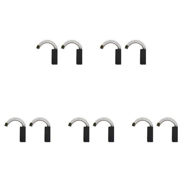 CarbonBr 5 Sets - 2x Kohlebürsten (6.3 x 11 x 30 mm) für Staubsauger
