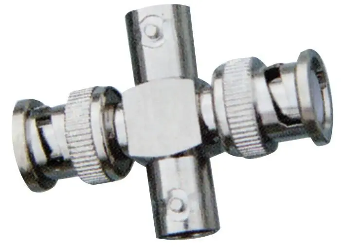 PRO SIGNAL - Adaptateur BNC 4 voies, Laiton nickelé, 50Ω
