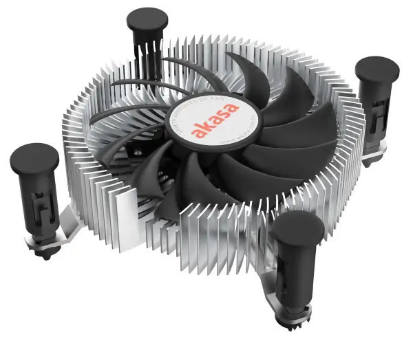 Akasa Low Profile LGA1700 CPU Cooler with PWM Fan