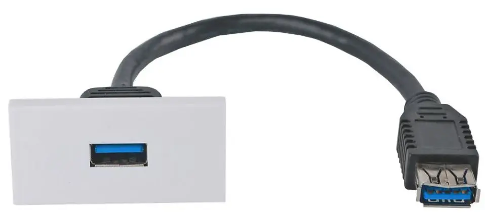PRO SIGNAL USB 3.0 A Wandplaatmodule, 50x25mm