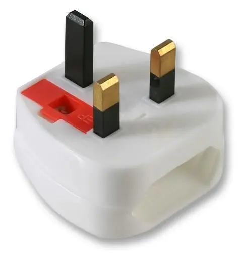 POWERCONNECTIONS European Converter Plug, 3A, White
