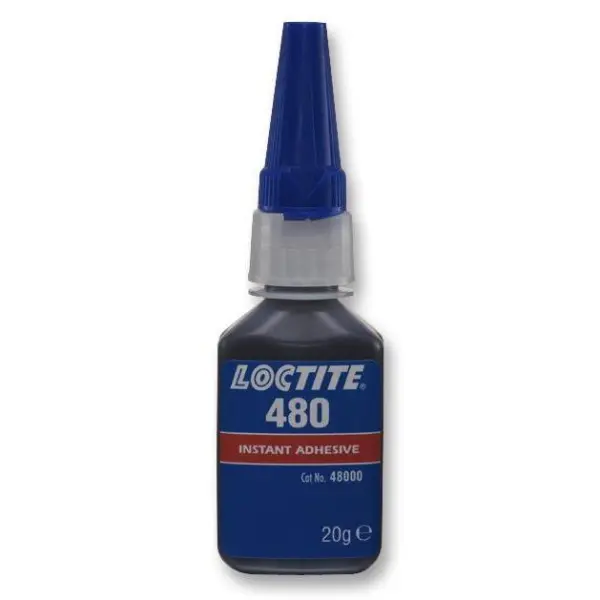 Loctite 480 Black Rubber-Toughened Superglue, 20g