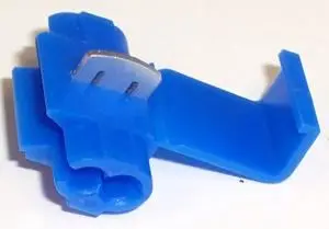 PRO POWER Quick Splice Connector 16-14AWG Blue, 100 Pack