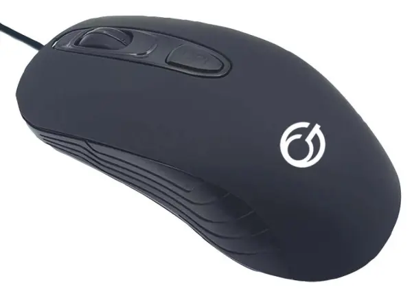 Computer Gear Optical USB Mouse, 4-Button, Black
