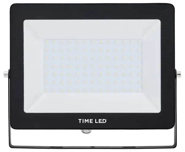 TIME LED Secure Pro LED Floodlight 100W 6500K Black 11000lm IP65
