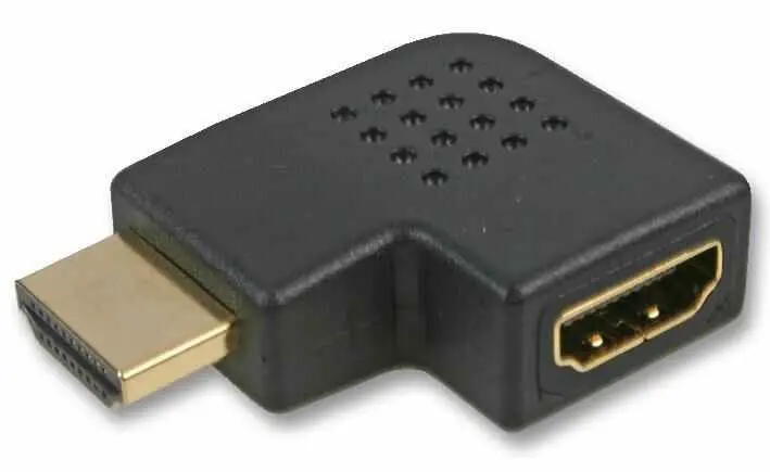 Pro Signal 90° Flat HDMI Adaptor with Gold Connectors