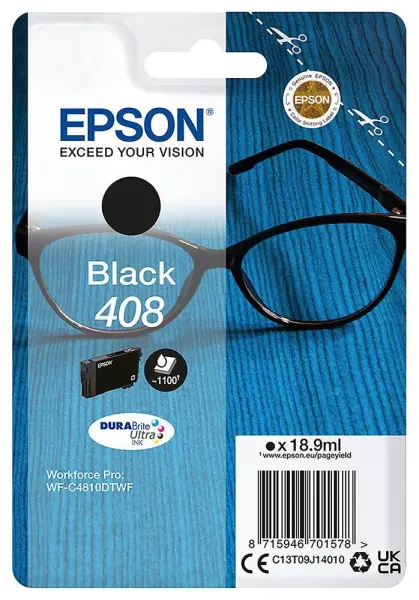 EPSON 408 Original Ink Cartridge - Black