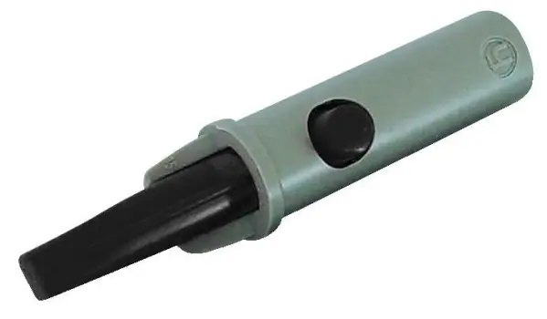 Pince crocodile isolée HiLo 25A 4mm - Noir