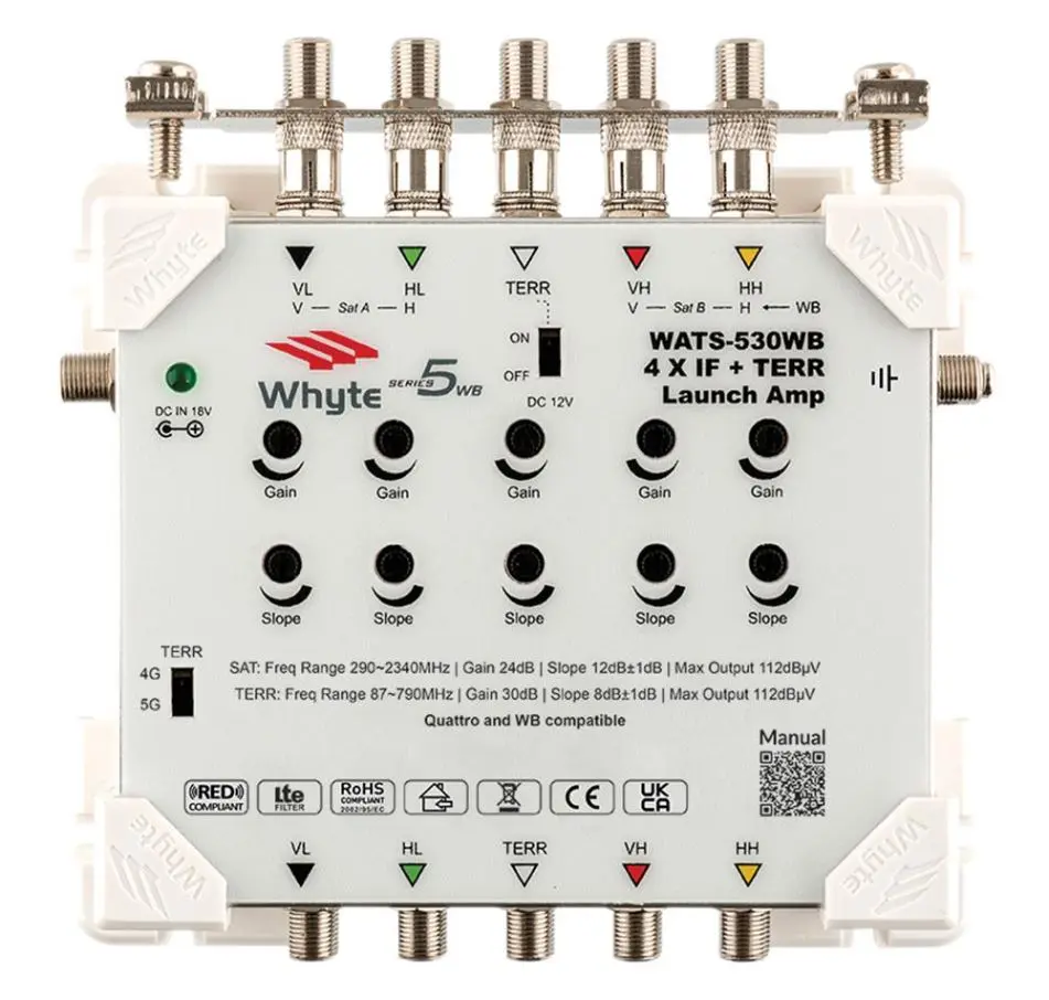 WHYTE Series 5 WATS-530WB Wideband Launch Amplifier