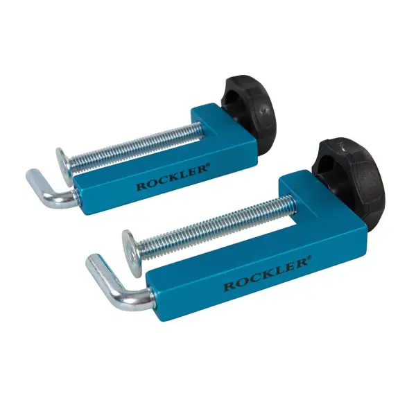 Rockler Universal Fence Clamps, 2 Pack, Aluminium