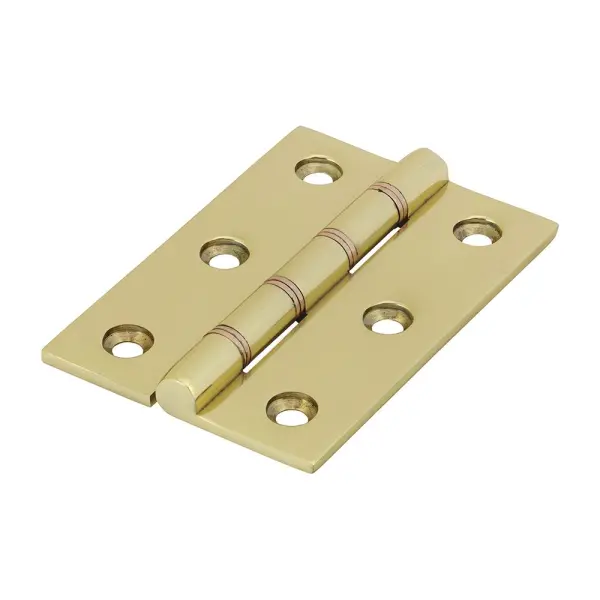 Timco Double Phosphor Bronze Washered Hinges, Solid Brass, 76mm x 50mm