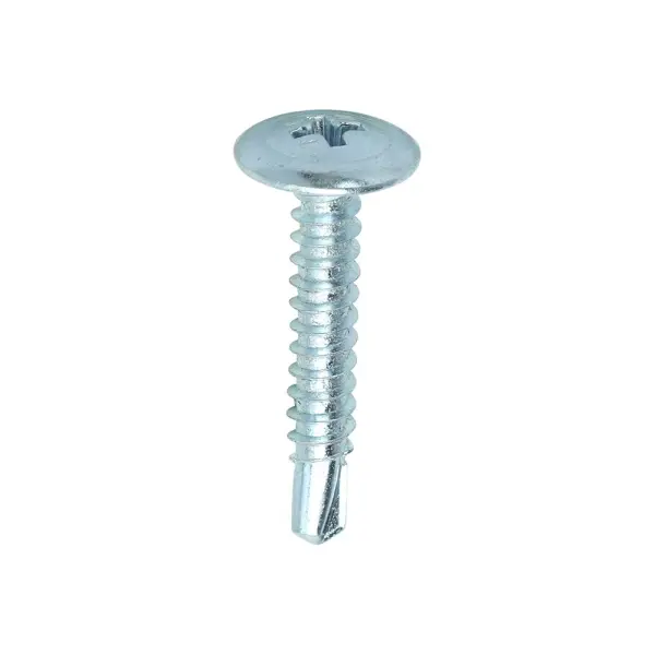 Timco 4.2 x 25mm Zinc Self-Drilling Wafer Screws, 1000 Pack
