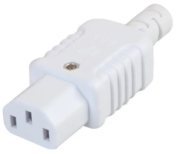 PRO ELEC Herschakelbare IEC C13 Connector, 10A 250V, Wit
