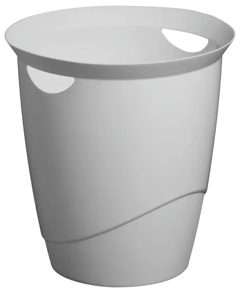 DURABLE Round Waste Basket 16L Grey