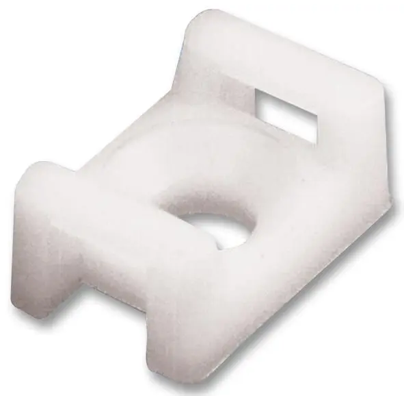 PANDUIT Support à attaches de câbles avec montage vis, Nylon 6.6, 4.5mm (Lot de