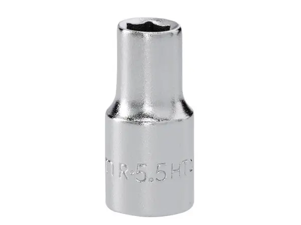 Facom 6 Point Standard Socket, 1/4in Drive - 5.5mm