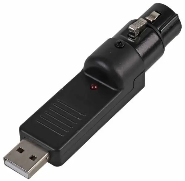 PULSE Adaptador Áudio XLR Fêmea 3-Pin para USB 2.0 Macho