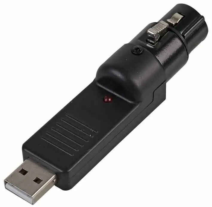Pulse Adattatore da XLR Femmina 3 Pin a USB 2.0 Maschio per Audio