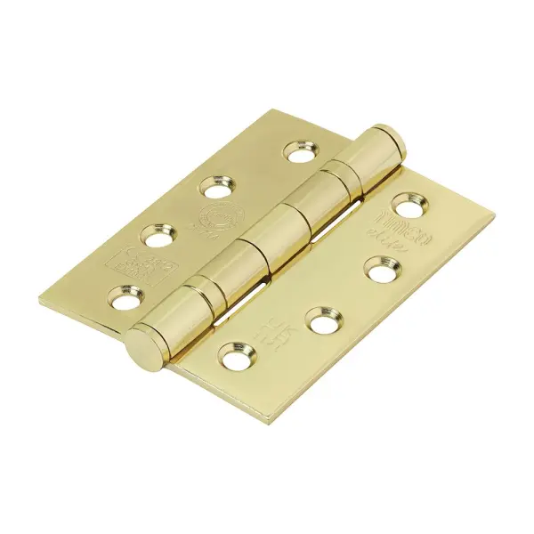 Timco Grade 13 Fire Door Hinges - 101x76mm Electro Brass