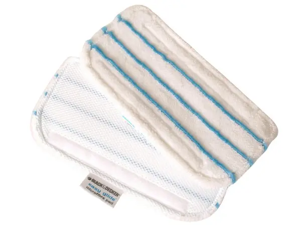 BLACK+DECKER スチームモップ 交換用マイクロファイバーパッド 2枚入り