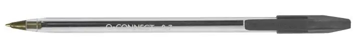 Q CONNECT Medium Ballpoint Pens, Black, Pack of 20