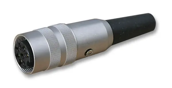 LUMBERG 8-Pin DIN Straight Socket, KV81, Silver Plated