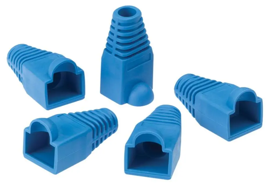 Bottes de protection anti-accrochage IDEAL RJ45, Bleu, Lot de 25