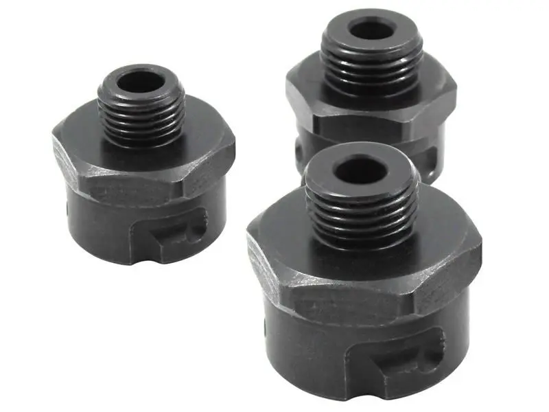 Faithfull Holesaw Arbor Quick Release Nut Set, 3-Piece